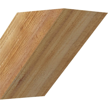 Ekena Millwork 6"W x 8"D x 8"H Traditional Rough Sawn Knee Brace, Western Red Cedar BRC06X08X08TRA00RWR